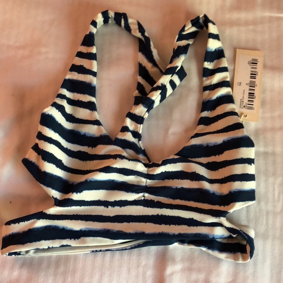 Tori Praver Swimwear Seafoam Bikini Cutout Top - Picture 5 of 9